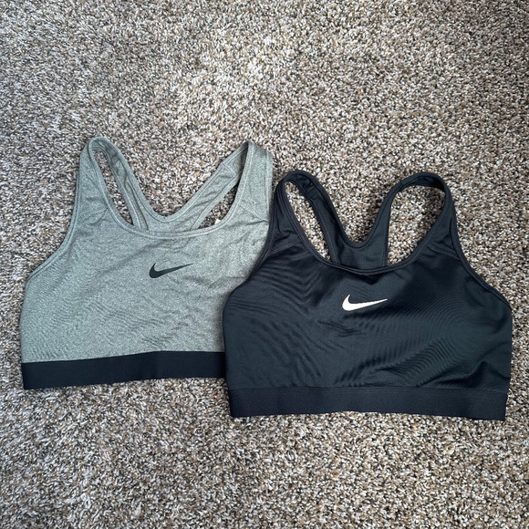 TWO Nike Women's Medium Sports Bras (with removable pads) - Picture 1 of 12
